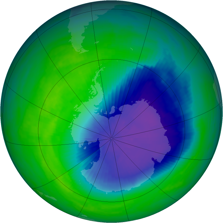 Ozone Map 1992-10-24